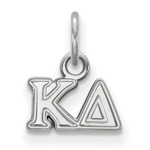 Sterling Silver Kappa Delta XS (Tiny) Greek Letters Charm